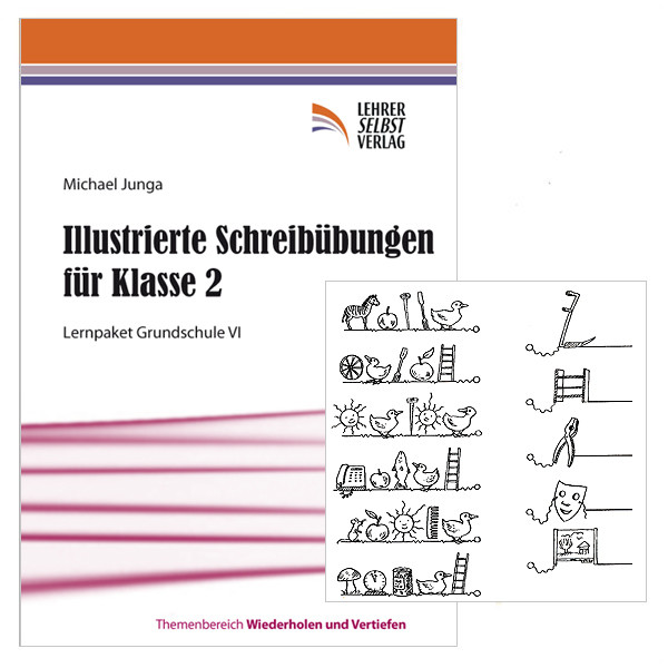Illustrierte Schreibübungen für Kl.1. Lernpaket Grundschule V - Lehre