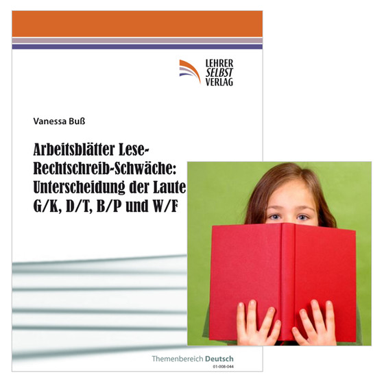 Arbeitsblätter Lese-Rechtschreib-Schwäche: Laute - Gebundenes Buch